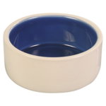Bol Ceramic, 2.3 l/ø 22 cm, Crem/Albastru, 2452, Trixie
