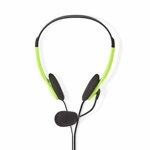 Nedis CHST100GN PC Headset | On-Ear | 2x 3.5 mm Connectors | 2.0 m | Green