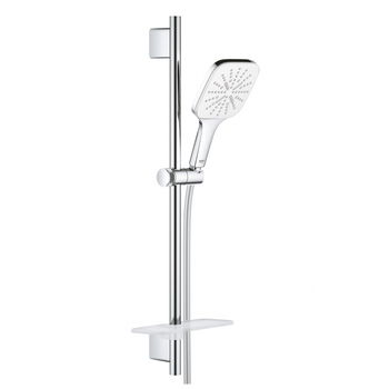 Set de dus Grohe Rainshower 130 SmartActive Cube, 3 jeturi, moon white-  26584LS0, Grohe