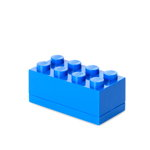 Mini cutie depozitare Lego 2x4 albastru inchis 