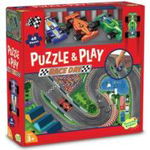 Joc 2 in 1, Puzzle and play, Masini de curse, 