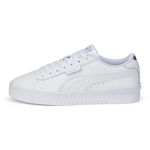 Puma, Pantofi sport low-top de piele Jada Renew, Alb, Argintiu, 5