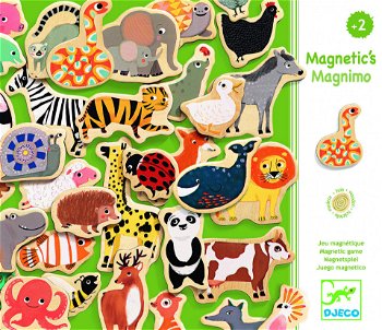 Joc magnetic cu animale Djeco, 1-2 ani +, Djeco
