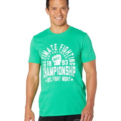 Imbracaminte Barbati UFC Fight Night Brush Tee WhiteKelly Green, UFC