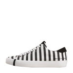 Striped canvas low-top sneaker 36, Armani Exchange
