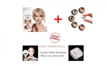 Lampa LED Selfie - telefon + Casca Bluetooth mini, Acord Online