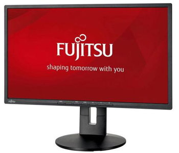 Monitor IPS LED Fujitsu 21.5inch B22-8 TS Pro, Full HD (1920 x 1080), VGA, DVI, DisplayPort, Pivot, Boxe (Negru) , Fujitsu