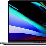 Laptop Apple MacBook Pro 16 Retina (Procesor Intel® Core™ i7-9750H (12M Cache, up to 4.50 GHz), Coffee Lake, 16", Retina, Touch Bar, 16GB, 512GB SSD, Intel® UHD Graphics 630, Mac OS Catalina, Layout INT, Argintiu)