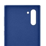 Protectie pentru spate Leather Blue pentru Galaxy Note 10, Samsung