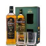 Bushmills 10 ani Gift Set Single Malt Irish Whiskey 0.7L, The "Old Bushmills" Distillery Company