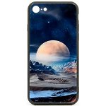 Husa eleganta ultra-subtire de lux pentru iPhone 7/8, patern - Luxury ultra-thin case for iPhone 7/8, patern "Siver Moon", HNN
