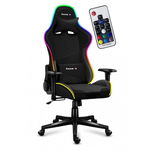 Scaun Gaming Force 6.2 RGB Negru, Huzaro