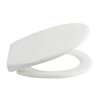 Capac WC MSV Tribeca, polipropilena, sistem Easy Close, alb, 44,5 x 36,5 x 5 cm, MSV