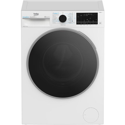 Beko Masina de spalat rufe Beko B5WFU89415WBES, Clasa A, 1400 RPM, 9 kg, 15 programe, EnergySpin, HomeWhiz, Alb, Beko