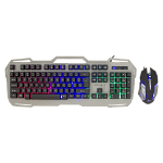 Kit Gaming Tastatura si Mouse White Shark Apache 2 GMK-1901, USB, Gri/Negru, White Shark