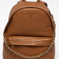 Rucsac de piele cu buzunar exterior cu fermoar Slater