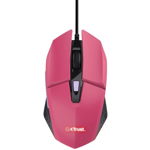 Mouse Optic Trust GXT109P FELOX, Cu fir, 6400 dpi (Roz), Trust