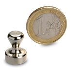 Pin magnetic Ø12 mm, din metal, 1