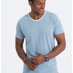 Tricou din bumbac cu decolteu rotund Tricou din bumbac cu decolteu rotund