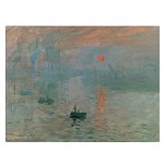 Tablou pictura Impresie Rasarit de Claude Monet 2122 - Material produs:: Poster pe hartie FARA RAMA, Dimensiunea:: 60x80 cm, 