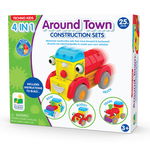 Jucarie Joc de constructie 4 in 1, The Learning Journey, In Oras, Multicolor, The Learning Journey
