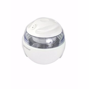 Aparat pentru preparat inghetata Esperanza EKI001, 30 min, 0.6 l, aluminiu, Alb