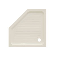 Cadita de dus pentagonala Belform Cubo, 90x90 cm, Acril + ABS