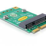 Adaptor Delock Mini PCI Express half-size la full-size 65229