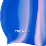 Casca de inot Crowell silicon Crowell Multi Flame albastru-roz col.06, Crowell