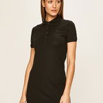 Lacoste rochie culoarea bej, mini, drept, Lacoste