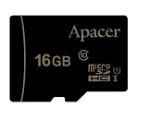 Card memorie microSDHC Apacer 16GB, clasa 10 UHS-I cu adaptor, 45MB/s