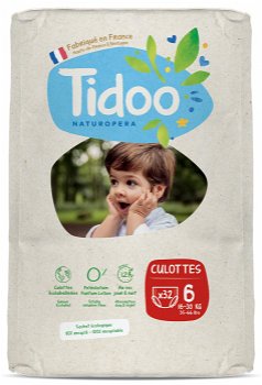 Scutece chilotel ECO hipoalergenice 16-30kg, marimea 6(format mare) Tidoo, Tidoo