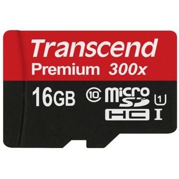 Card de memorie, Transcend, SDHC UHS-I, Micro Transcend, Class10, 16 GB