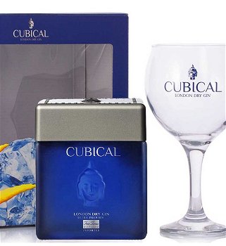 Botanic Cubical Ultra Premium London Dry Gift Set Gin 0.7L, William & Humbert