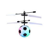 Mini drona minge fotbal  led multicolor, 