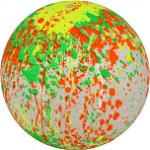minge de cauciuc pentru copii 20cm culoare Enero, Enero
