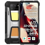 Telefon mobil iHunt Titan Metal P22000 Projector PRO, Dual SIM, 256GB, 22GB RAM, 4G, Silver