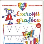 Caiet de exerciții grafice 4-5 ani (B5), edituradiana.ro
