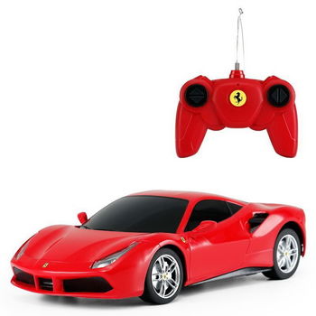 Rastar - Masinuta cu telecomanda Ferrari 488 GTB ,  Scara 1:24