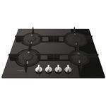 Plita incorporabila WHIRLPOOL POW 64D2/NB, Gaz, 4 arzatoare, negru