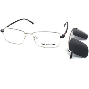 Rame ochelari de vedere barbati Polarizen CLIP-ON DC3043 C1, Polarizen