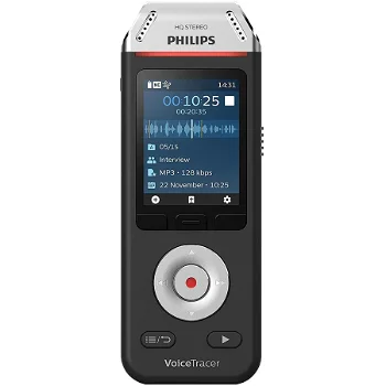 Reportofon Philips DVT2110, 8GB, Negru/Crom, Philips