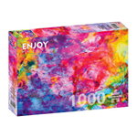 Puzzle 1000 piese - Colourful Abstract Oil Painting