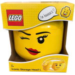 Cutie depozitare LEGO cap minifigurina Winky, marimea L (40321727)