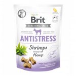 Brit Care Functional Snack Antistress, Creveți cu Cânepă, recompense funționale fără cereale câini, antistres, 150g, Brit Care