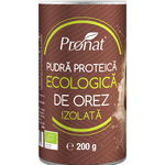 
Pudra Proteica BIO de Orez Izolata, 200 g, Pronat
