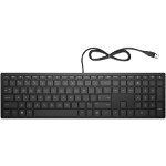 Tastatura HP Pavilion Wired Keyboard 300, Tastatura, USB, Cu fir, Negru