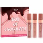 Set L'Oreal Paris Box of Chocolats Ultra-Matte Liquid Lip, 3 bucati