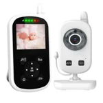 Sistem de monitorizare video si audio pentru bebelusi, Wireless - Alb