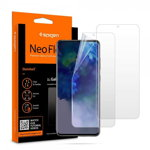 Folie Silicon Premium Neo Flex Spigen Samsung Galaxy 20+ Plus Transparenta Case Friendly 2 Bucati In Pachet